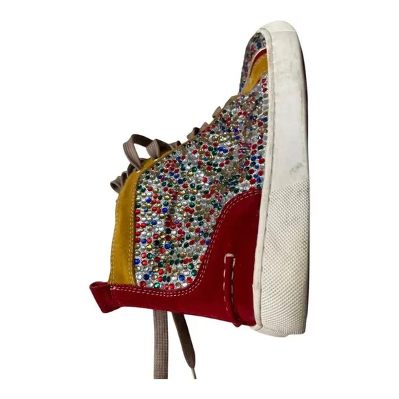 CHRISTIAN LOUBOUTIN BIP BIP WOMAN ORLATO FLAT GLITTER SNEAKERS Size: EU 40, US 9 - Picture 14 of 16